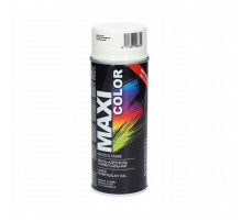 Spray alb RAL 9010 mat, 400ml, MAXI COLOR