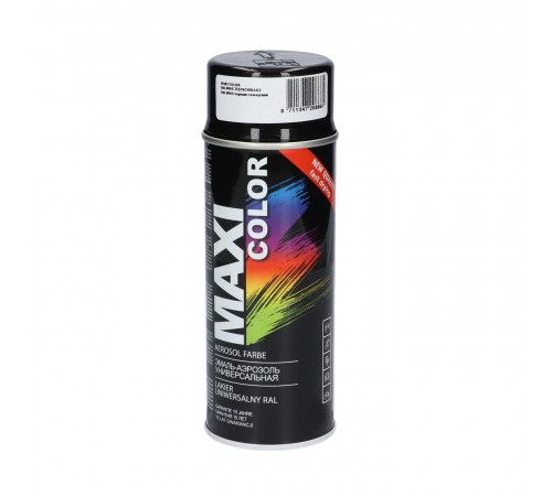 Spray negru RAL 9005 lucios, 400ml, MAXI COLOR