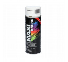 Spray alb RAL 9003 mat, 400ml, MAXI COLOR