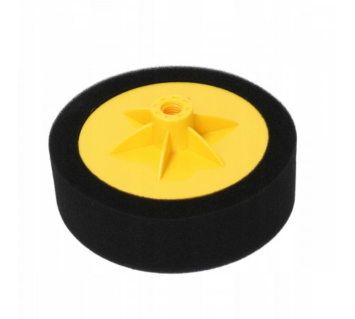 Burete pentru polisare cu taler si filet M14, negru, dur, diametru : 150 mm, SICCO TOOLS Burete pentru polisare cu taler si filet M14, negru, dur, diametru : 150 mm, SICCO TOOLS