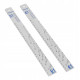 Rigla metalica gradata (2:1,3:1) 35cm pentru amestecare, ITALKO