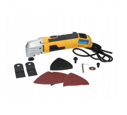 Masina electrica multifunctionala putere 300w si reglaj de turatie 10000-20000 rpm. Contine adaptor pentru slefuire sau pentru taiere diverse materiale, SICCO TOOLS