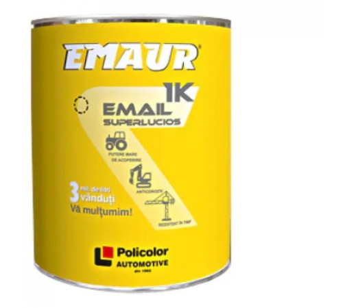 Vopsea auto Policolor Emaur blanc glacier, culoare 369, 1 L