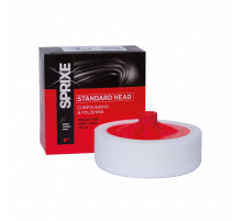 Burete pentru polish, Sprixe, alb cu taler, diametru 150 mm cu filet M14, duritate : abraziv