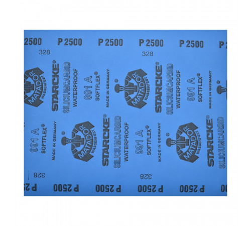 Coala abraziva hidrorezistenta, Starcke, 230x280mm, granulatie 2500