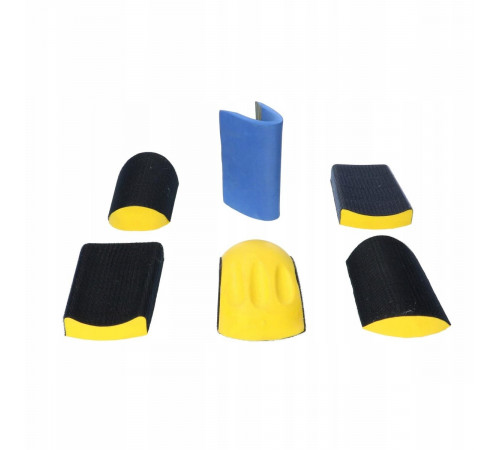 Set de tampoane pentru slefuire, 6 elemente, SICCO TOOLS