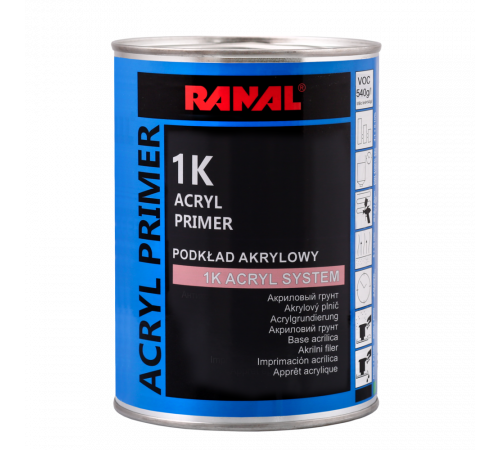 Filler acrilic 1k gri 1l, RANAL
